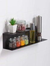 Полка для кухни 50x10x13 Черная