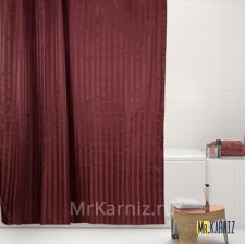 Штора для ванной BIG бордовая