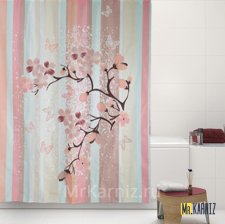 Штора для ванной SAKURA Сакура